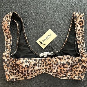 RAGDOLL leopard bra
